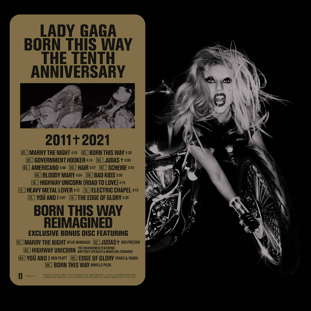 LADY GAGA 'BORN THIS WAY' 10TH ANNIVERSARY 3LP