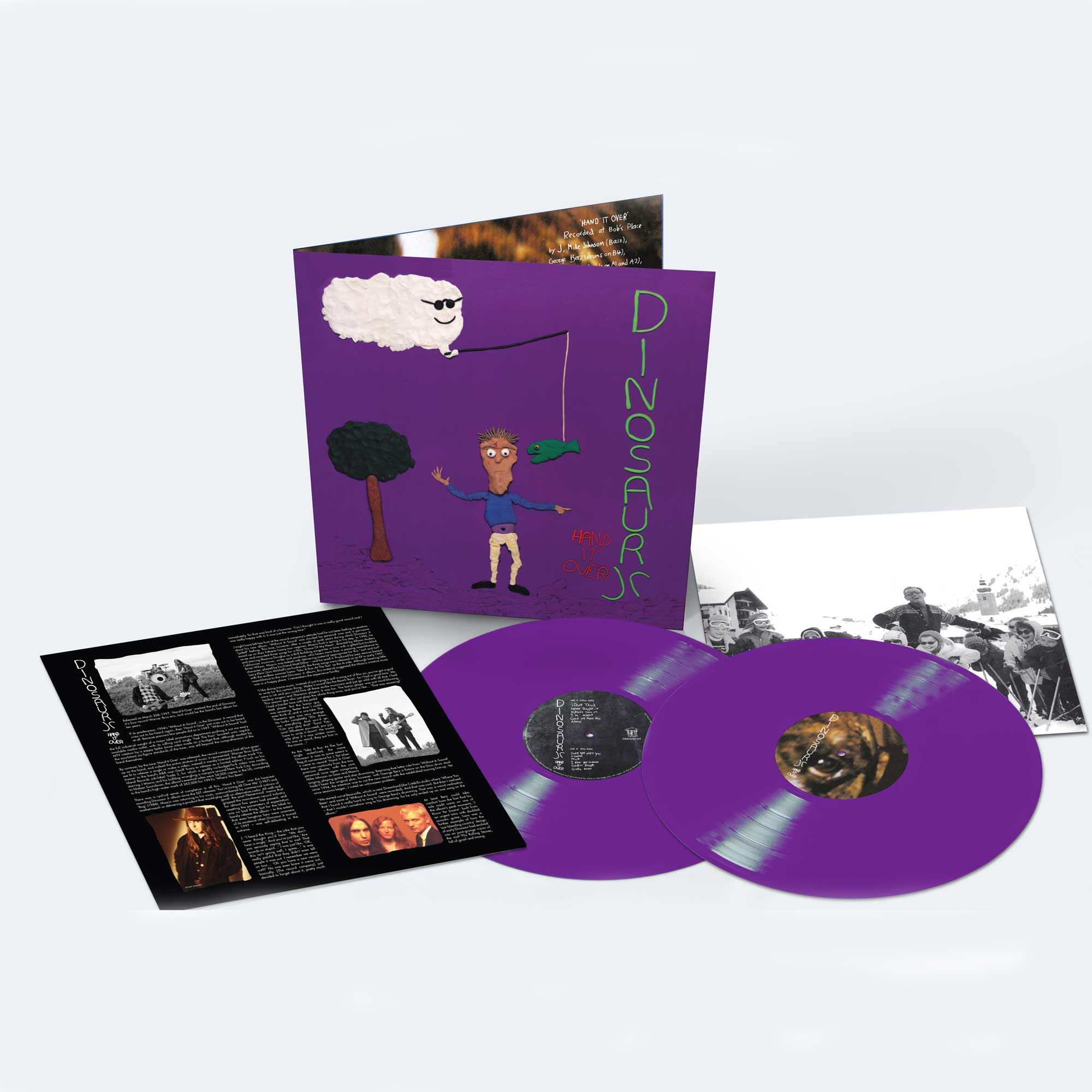 DINOSAUR JR. 'HAND IT OVER' 2LP - DELUXE - PURPLE