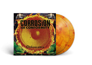 CORROSION OF CONFORMITY ‘DELIVERANCE’ 2LP - EXCLUSIVE - LTD. 500 - RED/ORANGE/SPLATTER
