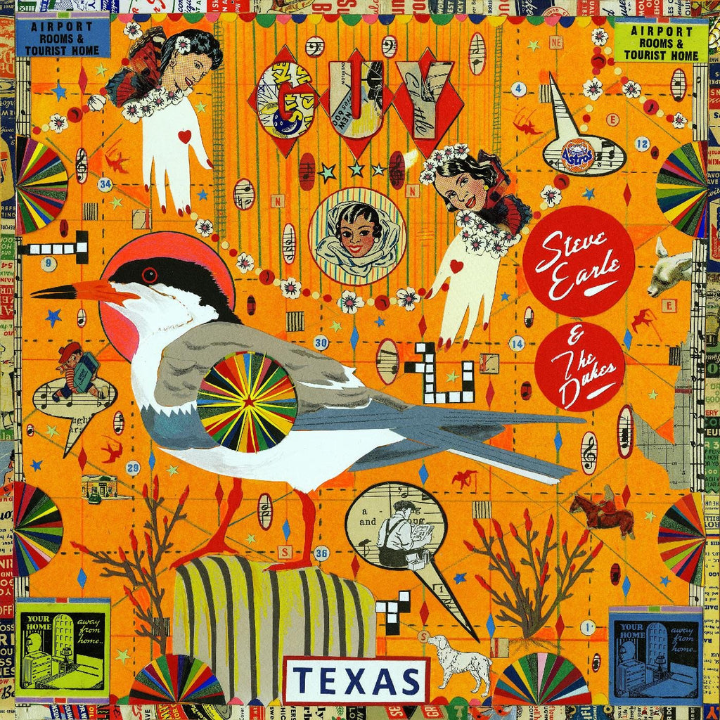 STEVE EARLE & THE DUKES 'GUY' 2LP - ORANGE/RED/SWIRL