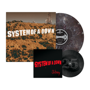 SYSTEM OF A DOWN ‘TOXICITY’ 25TH ANNIVERSARY LP + 7" (Exclusive – Obsidian Marble Vinyl)