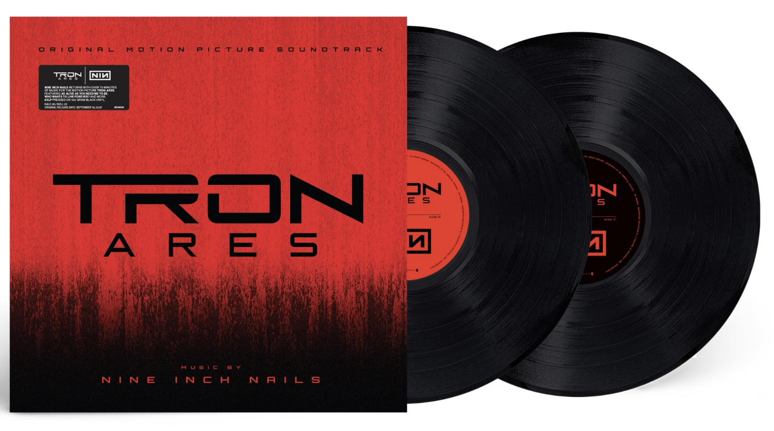 NINE INCH NAILS 'TRON: ARES (SOUNDTRACK)' 2LP