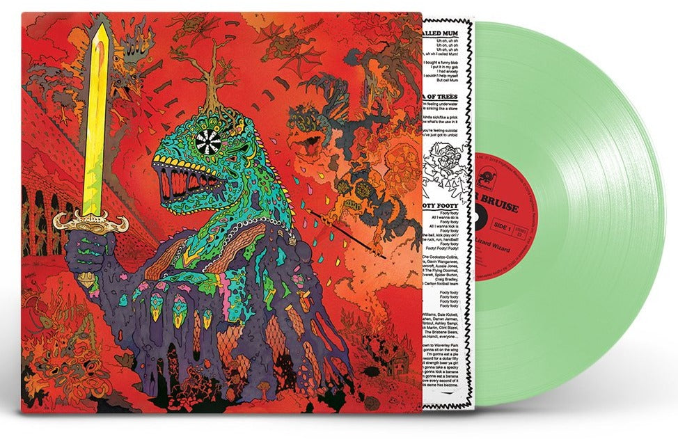 KING GIZZARD & THE LIZARD WIZARD '12 BAR BRUISE' LP - DOUBLEMINT GREEN