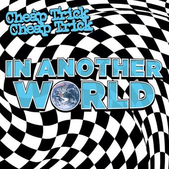 CHEAP TRICK 'IN ANOTHER WORLD' LP - BLUE/WHITE/SPLATTER