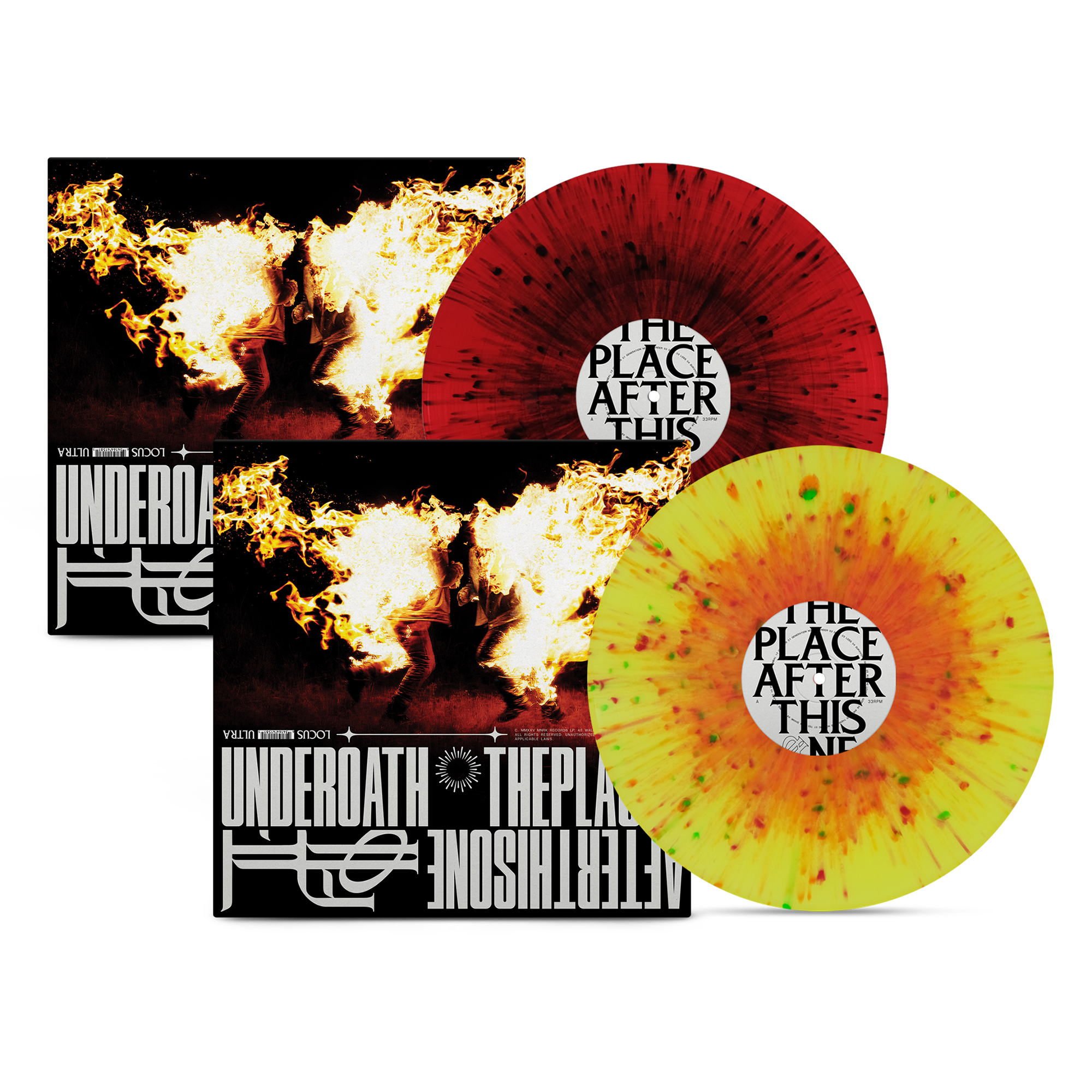 UNDEROATH ‘THE PLACE AFTER THIS ONE’ LP - EXCLUSIVE - LTD. 300 - VARIOUS COLORS