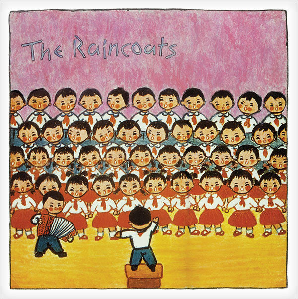 THE RAINCOATS 'THE RAINCOATS' LP - YELLOW/RED/SWIRL