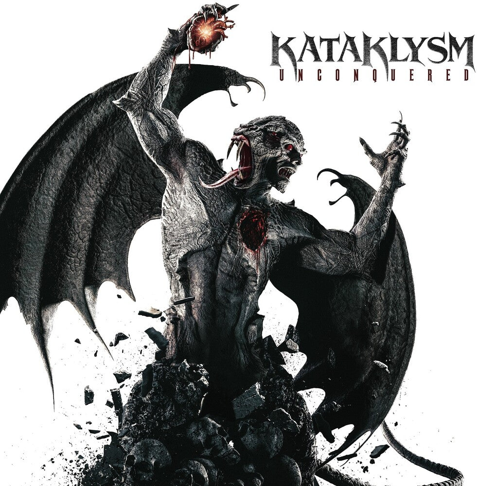 KATAKLYSM 'UNCONQUERED' LP - RED/BLACK/SPLATTER