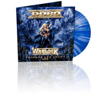 DORO 'WARLOCK TRIUMPH & AGONY LIVE' LP - MARBLE BLUE/WHITE