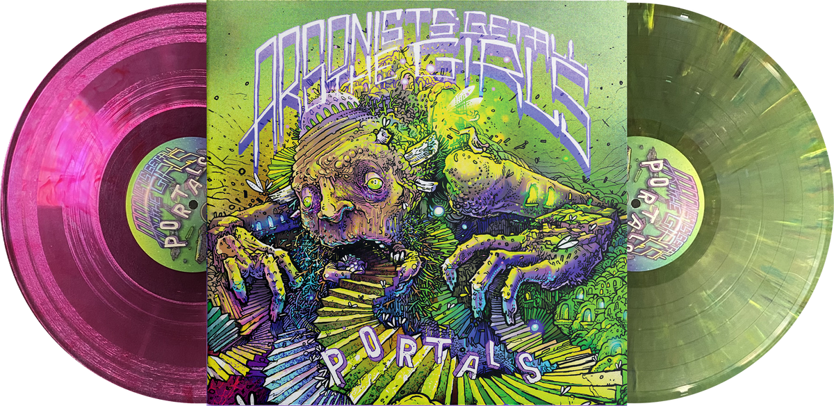 ARSONISTS GET ALL THE GIRLS ‘PORTALS’ 2LP - EXCLUSIVE - LTD. 100 - VIOLET/WHITE/SWIRL