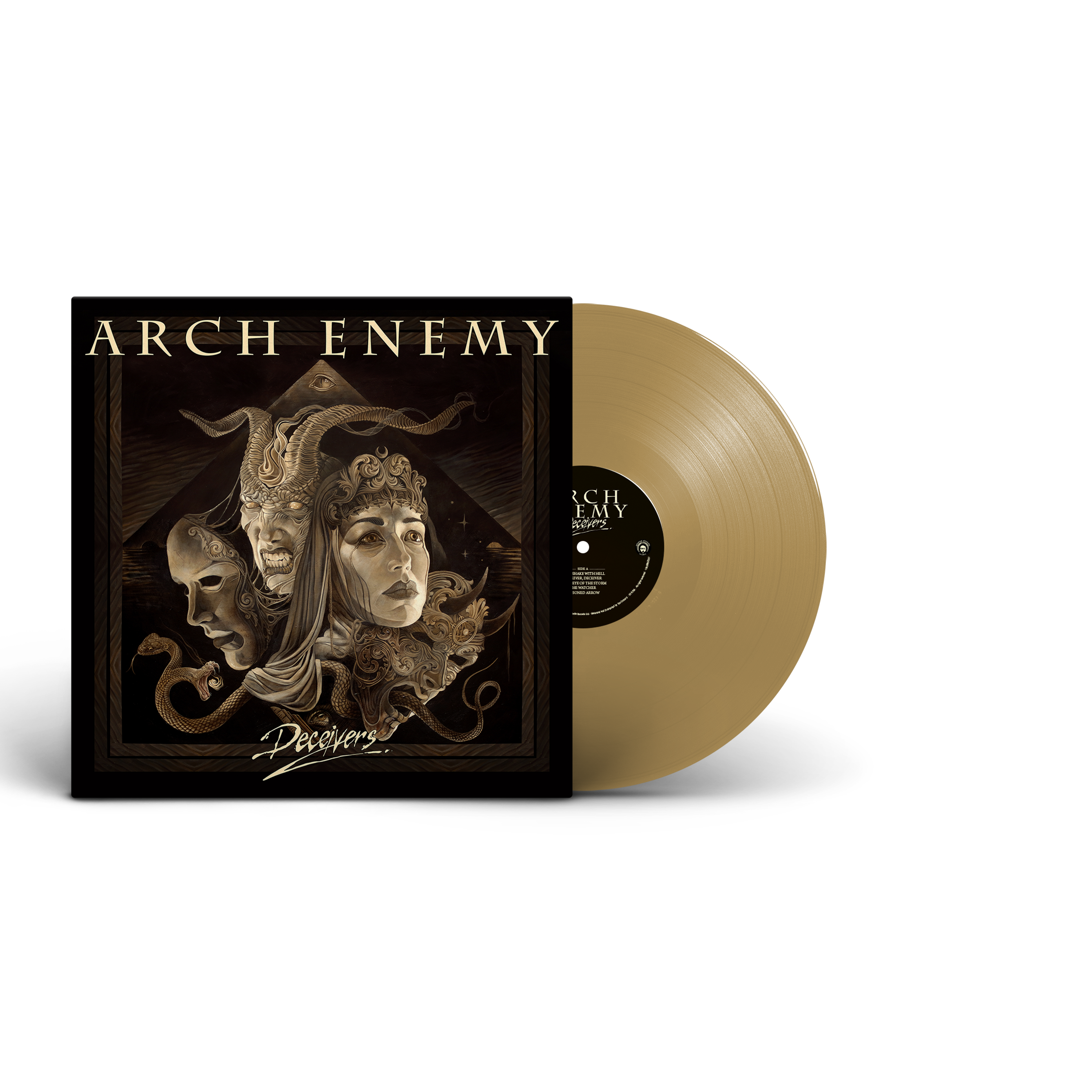 ARCH ENEMY ‘DECEIVERS’ LP - LTD. 500 - TRANSPARENT TAN