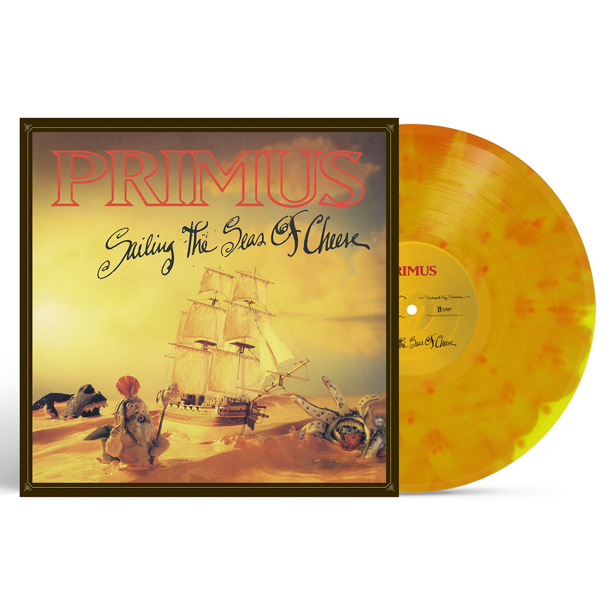 PRIMUS ‘SAILING THE SEAS OF CHEESE’ LP - LTD. EDITION - CHEESE MELT