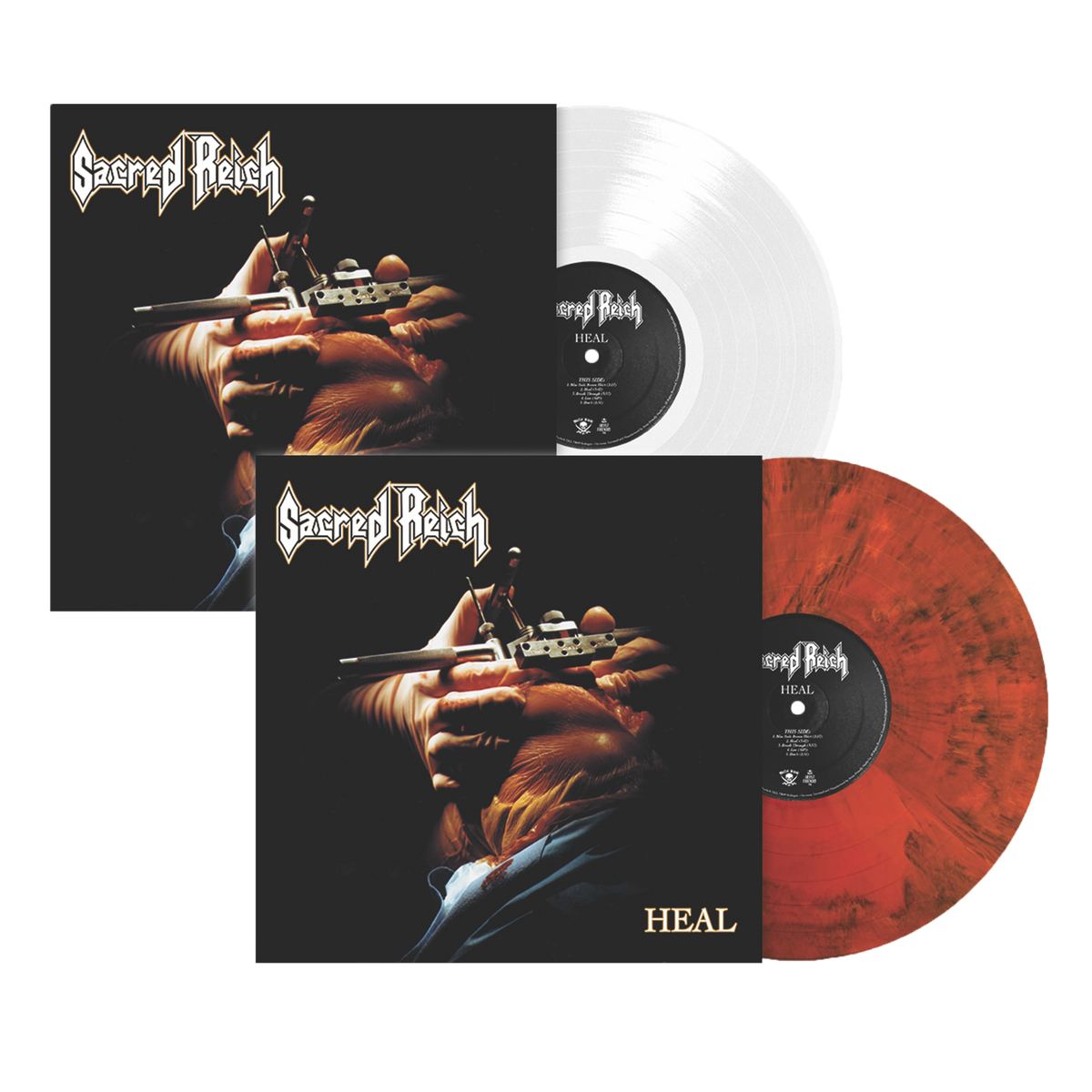 SACRED REICH'HEAL' LP - EXCLUSIVE - LTD. 250 - VARIOUS COLORS