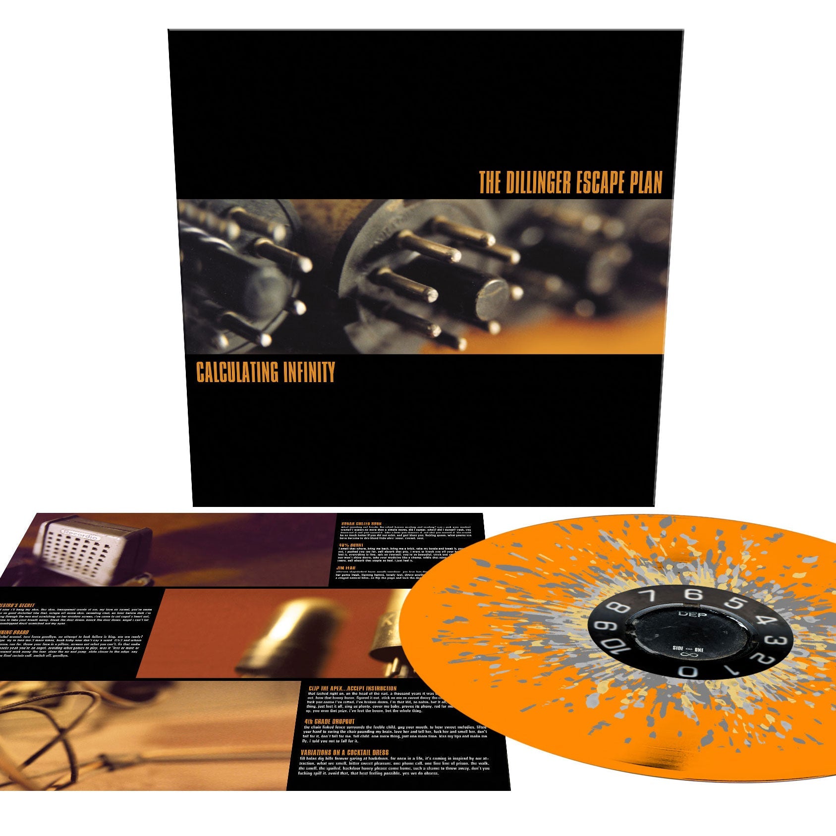 THE DILLINGER ESCAPE PLAN 'CALCULATING INFINITY REISSUE' LP - SPLATTER