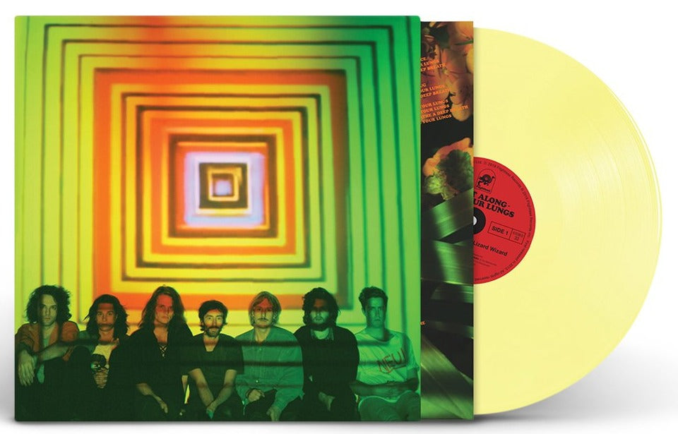 KING GIZZARD & THE LIZARD WIZARD 'FLOAT ALONG FILL YOUR LUNGS' LP - EASTER YELLOW