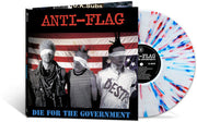 ANTI FLAG 'DIE FOR THE GOVERNMENT' LP - RED/WHITE/BLUE/SPLATTER