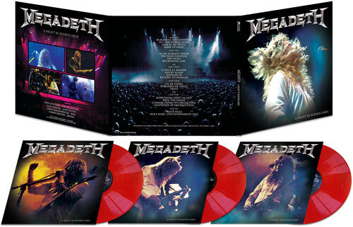 MEGADETH 'A NIGHT IN BUENOS AIRES' 3LP (Red Vinyl)