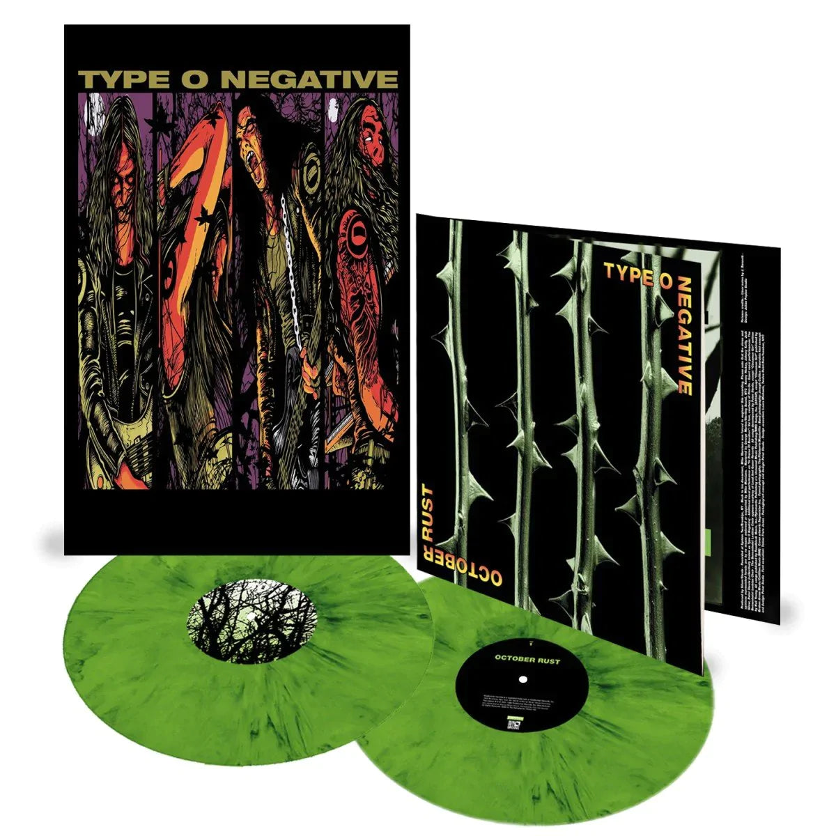 TYPE O NEGATIVE 'OCTOBER RUST' 2LP - BLACK/GREEN