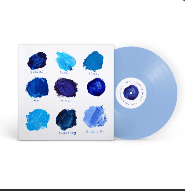 COURTNEY BARNETT 'THINGS TAKE TIME, TAKE TIME' LP - "ALL EYES" BLUE