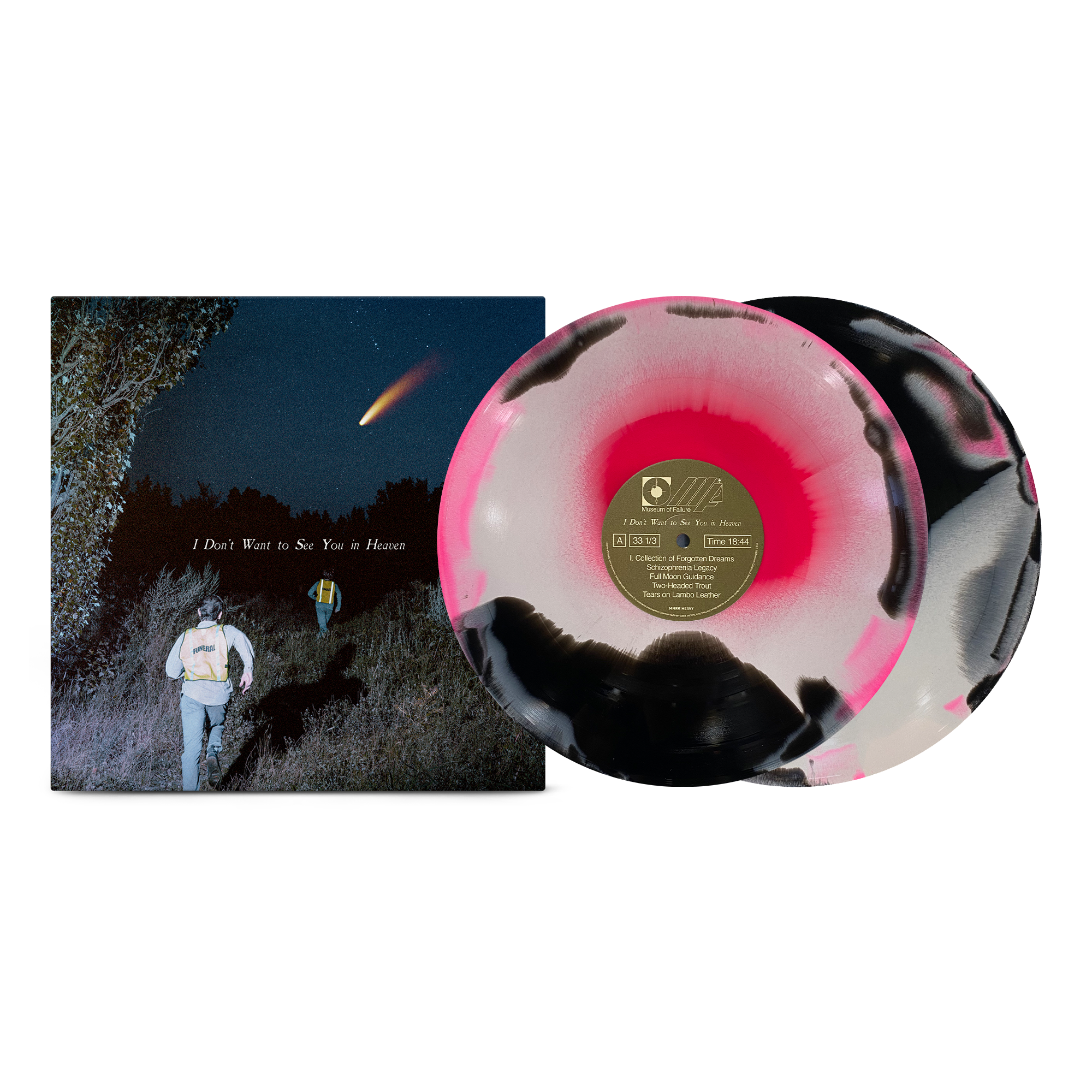 THE CALLOUS DAOBOYS ‘I DON'T WANT TO SEE YOU IN HEAVEN’ 2LP - EXCLUSIVE - LTD. 250 - NEON CORAL/BLACK/WHITE