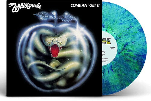 WHITESNAKE 'COME AN GET IT' LP - CLEAR/METALLIC BLUE/GREEN/SWIRL