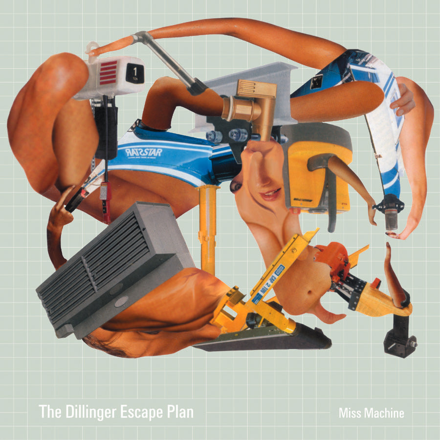 THE DILLINGER ESCAPE PLAN 'MISS MACHINE REISSUE' LP - COKE BOTTLE GREEN/NEON ORANGE/PINWHEEL/CYAN BLUE/MUSTARD/WHITE/SPLATTER