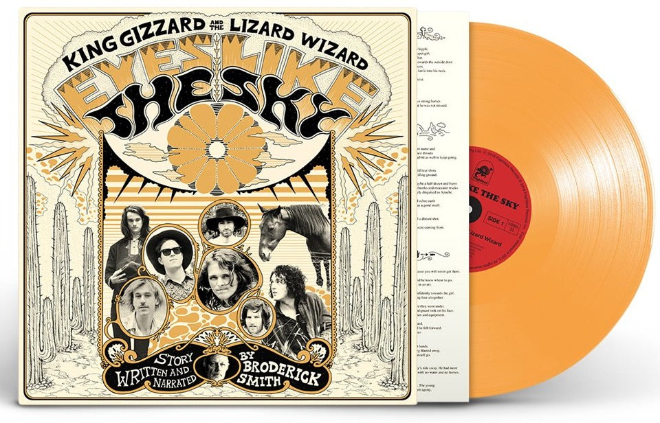 KING GIZZARD & THE LIZARD WIZARD 'EYES LIKE THE SKY' LP - HALLOWEEN ORANGE