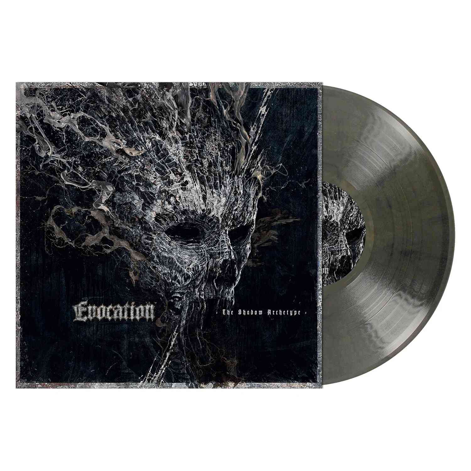 EVOCATION 'THE SHADOW ARCHETYPE' LP - CLEAR/BLACK MARBLE
