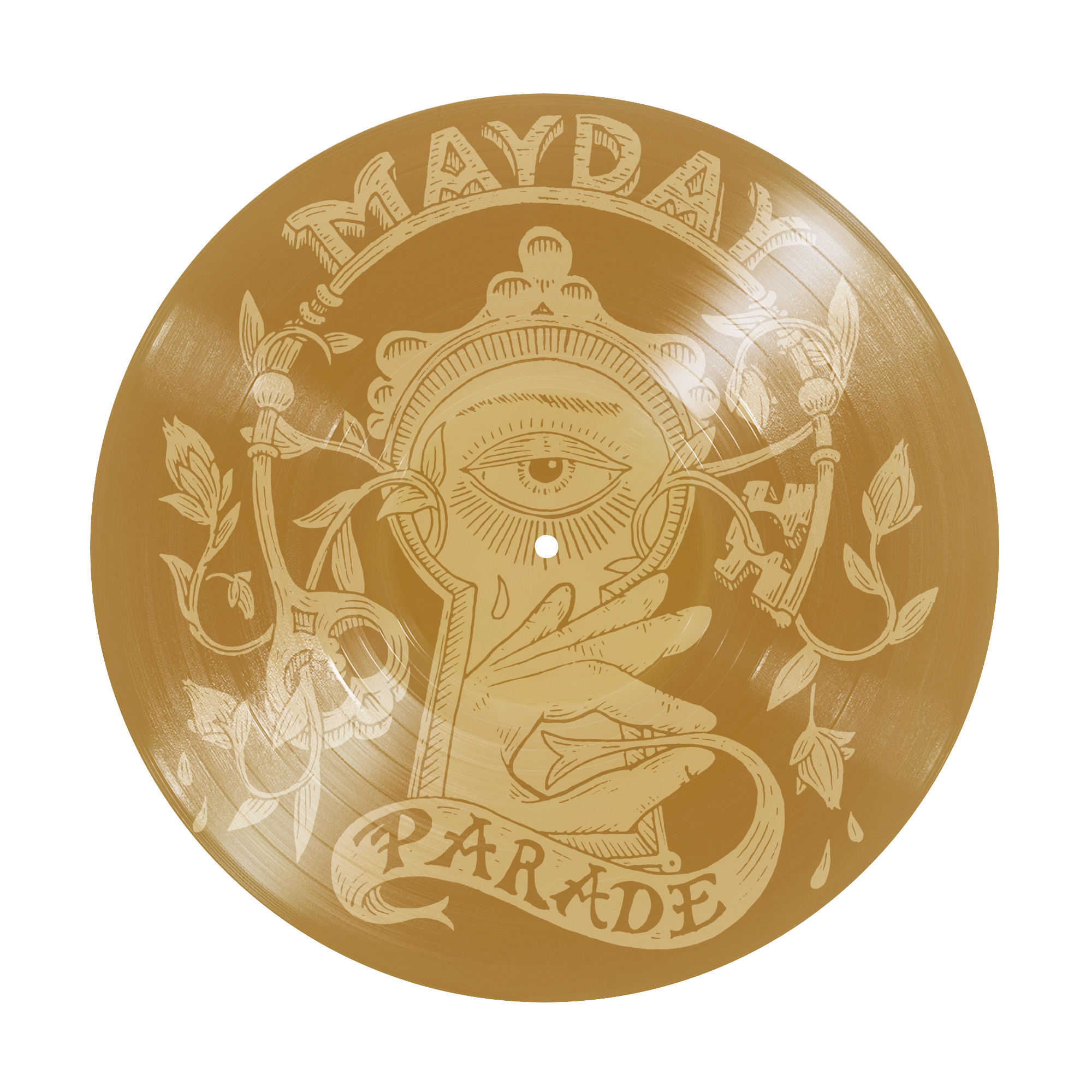MAYDAY PARADE 'MONSTERS IN THE CLOSET' 10TH ANNIVERSARY 2LP - LTD. 500 - GOLD/ETCHING