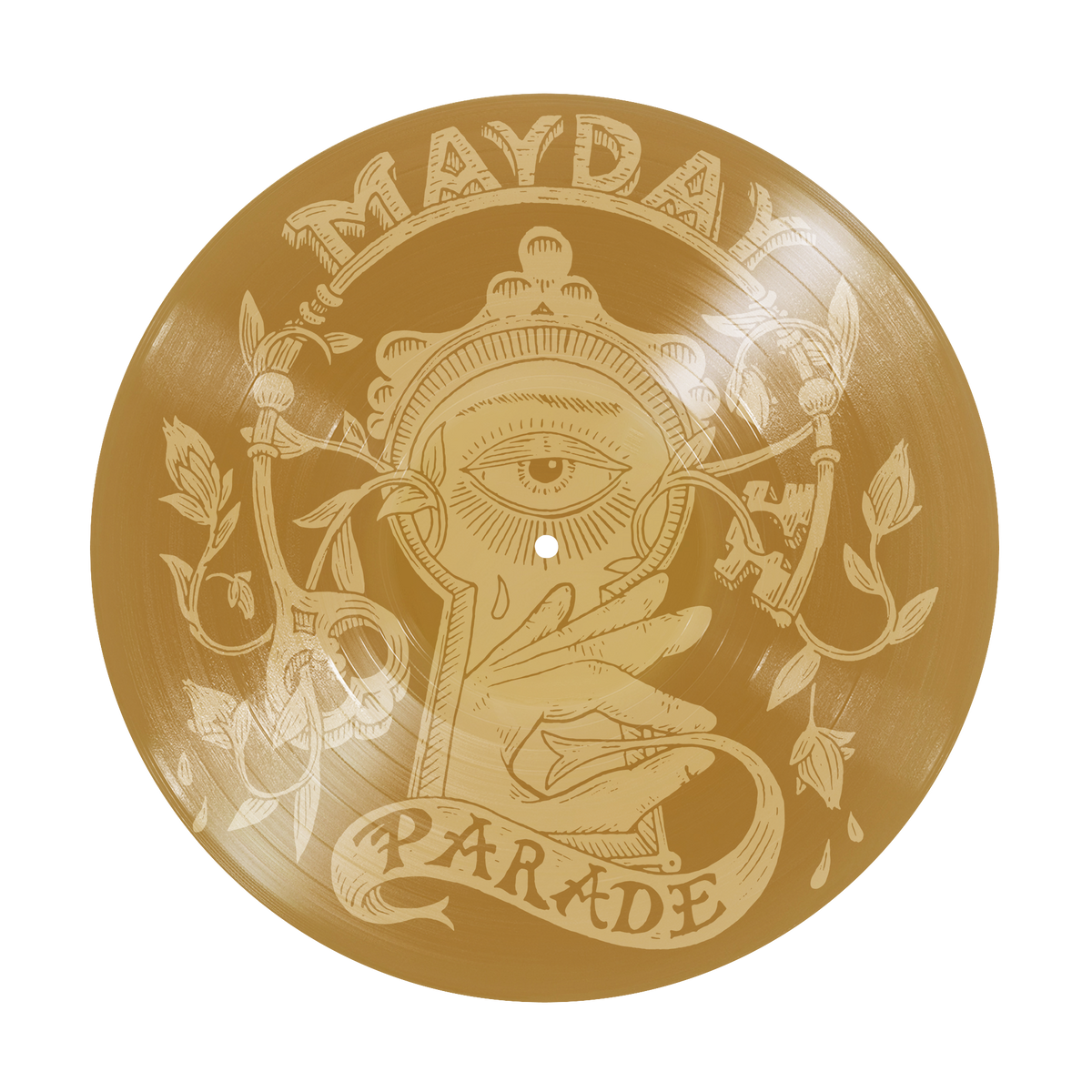 MAYDAY PARADE 'MONSTERS IN THE CLOSET' 10TH ANNIVERSARY 2LP - LTD. 500 - GOLD/ETCHING