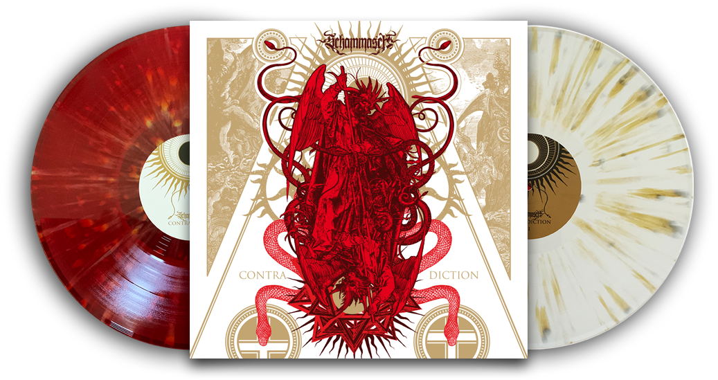 SCHAMMASCH 'CONTRADICTION' 2LP - RED/GOLD/SPLATTER/WHITE/GOLD SPLATTER