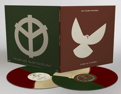 HISS GOLDEN MESSENGER 'O COME ALL YE FAITHFUL' 2LP - BONE GREEN/RED TRI-COLOR