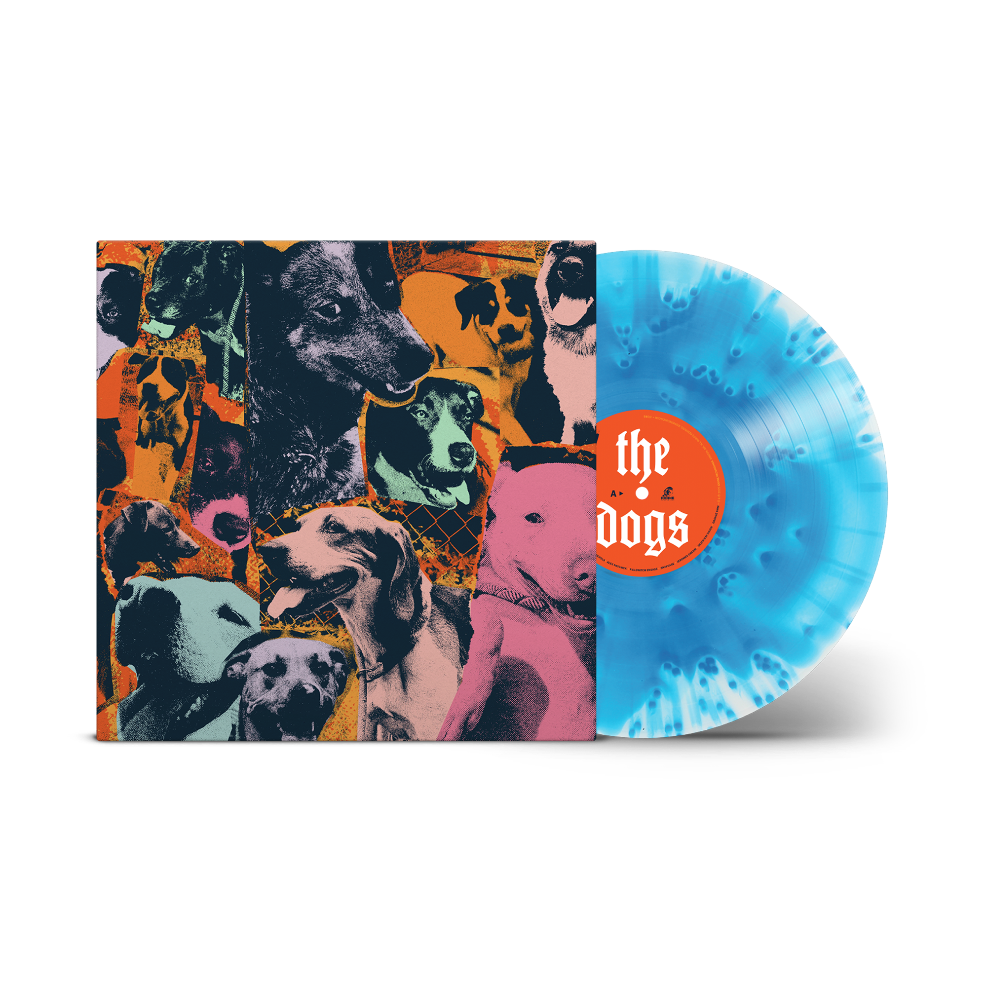 VARIOUS ARTISTS ‘THE DOGS OF HOPE’ LP - EXCLUSIVE - LTD. 100 - CLOUDY BLUE/SPLATTER