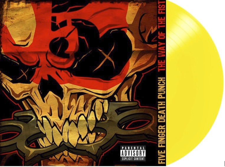 FIVE FINGER DEATH PUNCH 'THE WAY OF THE FIST' LP - LTD. 300 - OPAQUE YELLOW