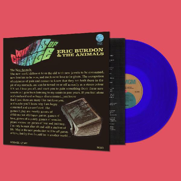 ERIC BURDON & THE ANIMALS 'WINDS OF CHANGE' LP - BLUE