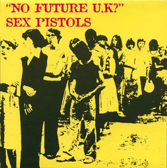 SEX PISTOLS 'NO FUTURE UK' LP - YELLOW/BLACK