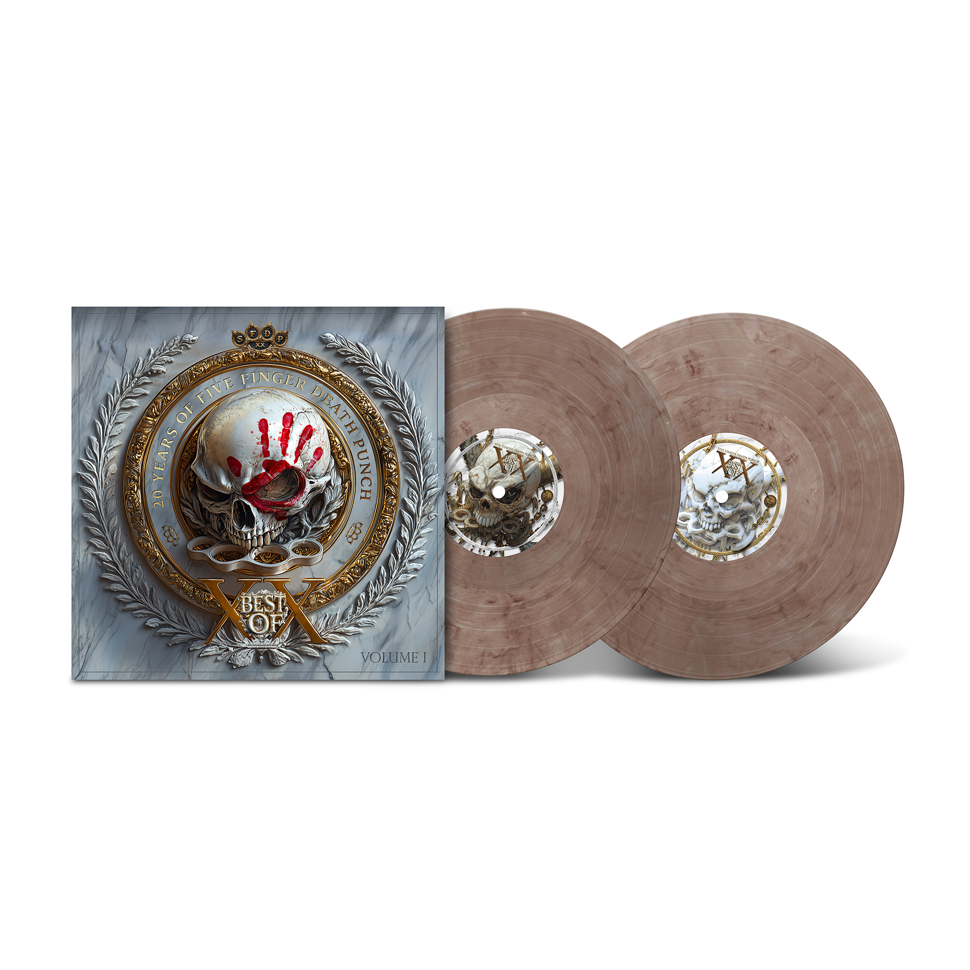 FIVE FINGER DEATH PUNCH ‘BEST OF (VOLUME 1)’ 2LP - LTD. 250 - BROWN
