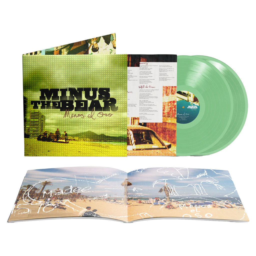 MINUS THE BEAR'MENOS EL OSO' 20TH ANNIVERSARY 2LP - LTD. 500 - COKE BOTTLE GREEN + 24-PAGE ARCHIVE PHOTO JOURNAL