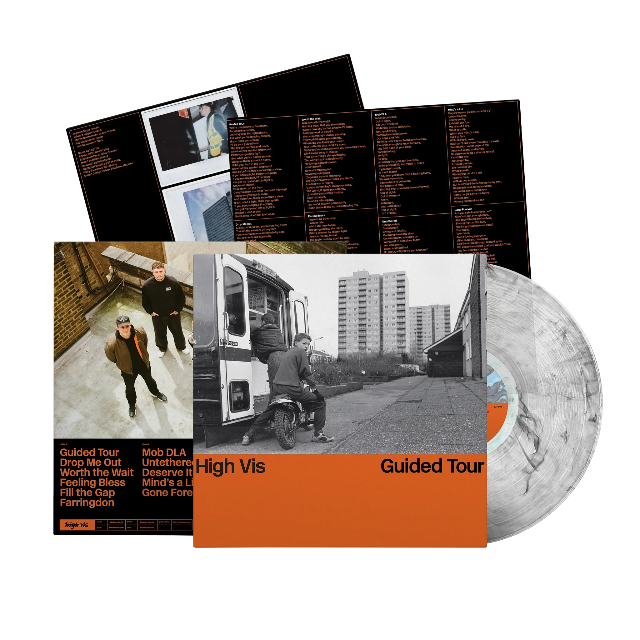 HIGH VIS 'GUIDED TOUR' LP - BLACK SMOKE