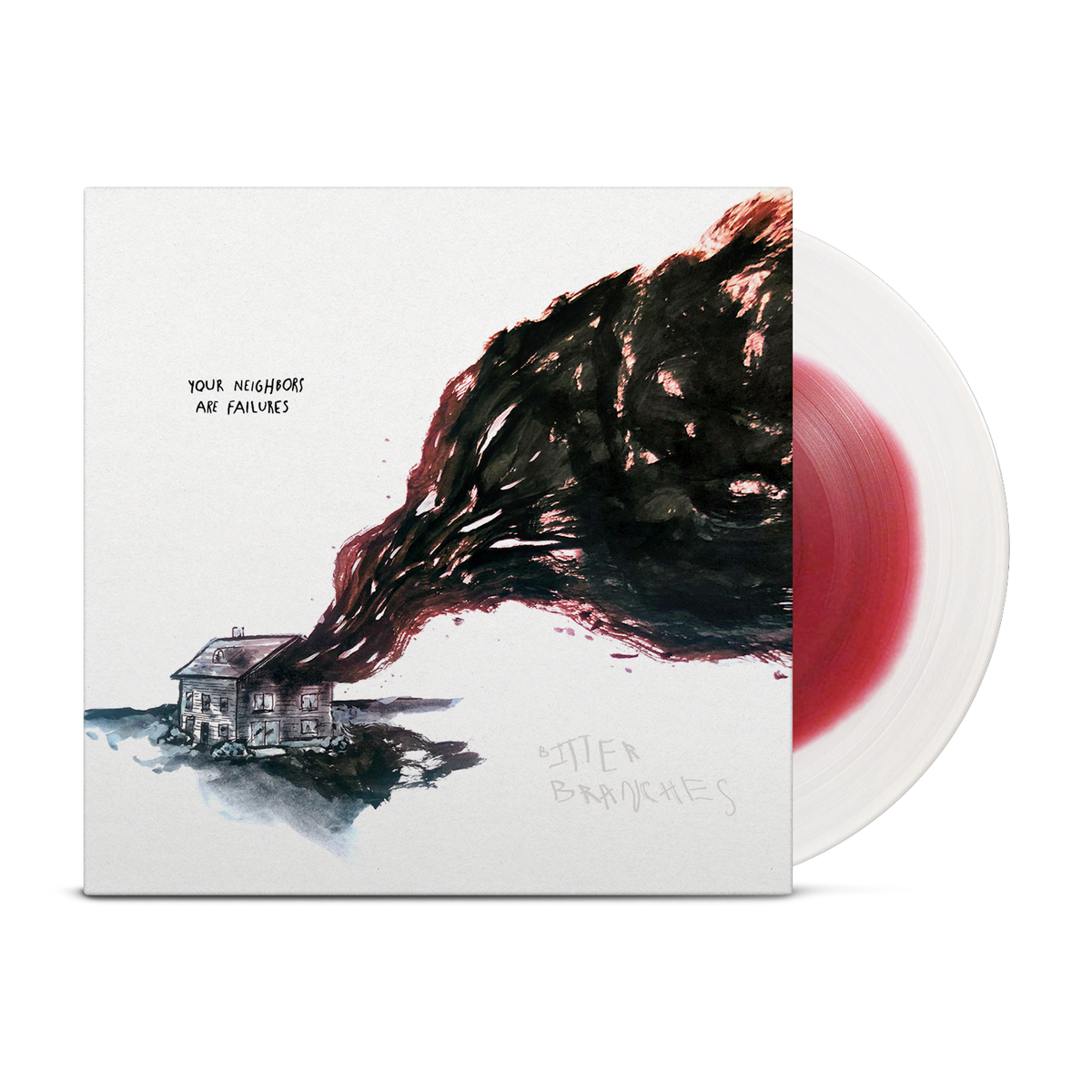BITTER BRANCHES (mem Deadguy) 'YOUR NEIGHBORS ARE FAILURES' LP - LTD. 1000 - RED/WHITE