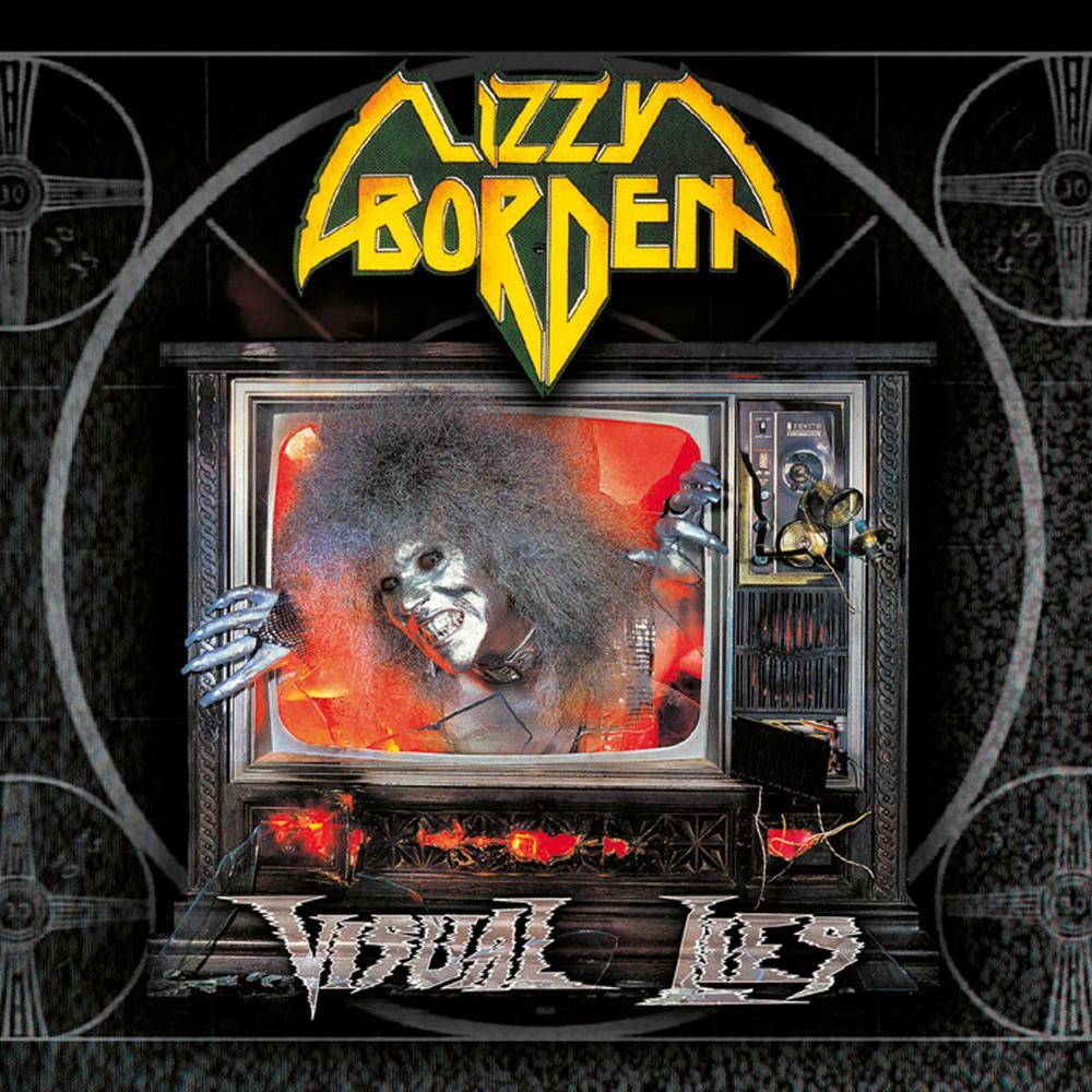 LIZZY BORDEN 'VISUAL LIES' LP - SILVER