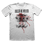 KILLER BE KILLED FACES BLOOD ON WHITE - T-SHIRT