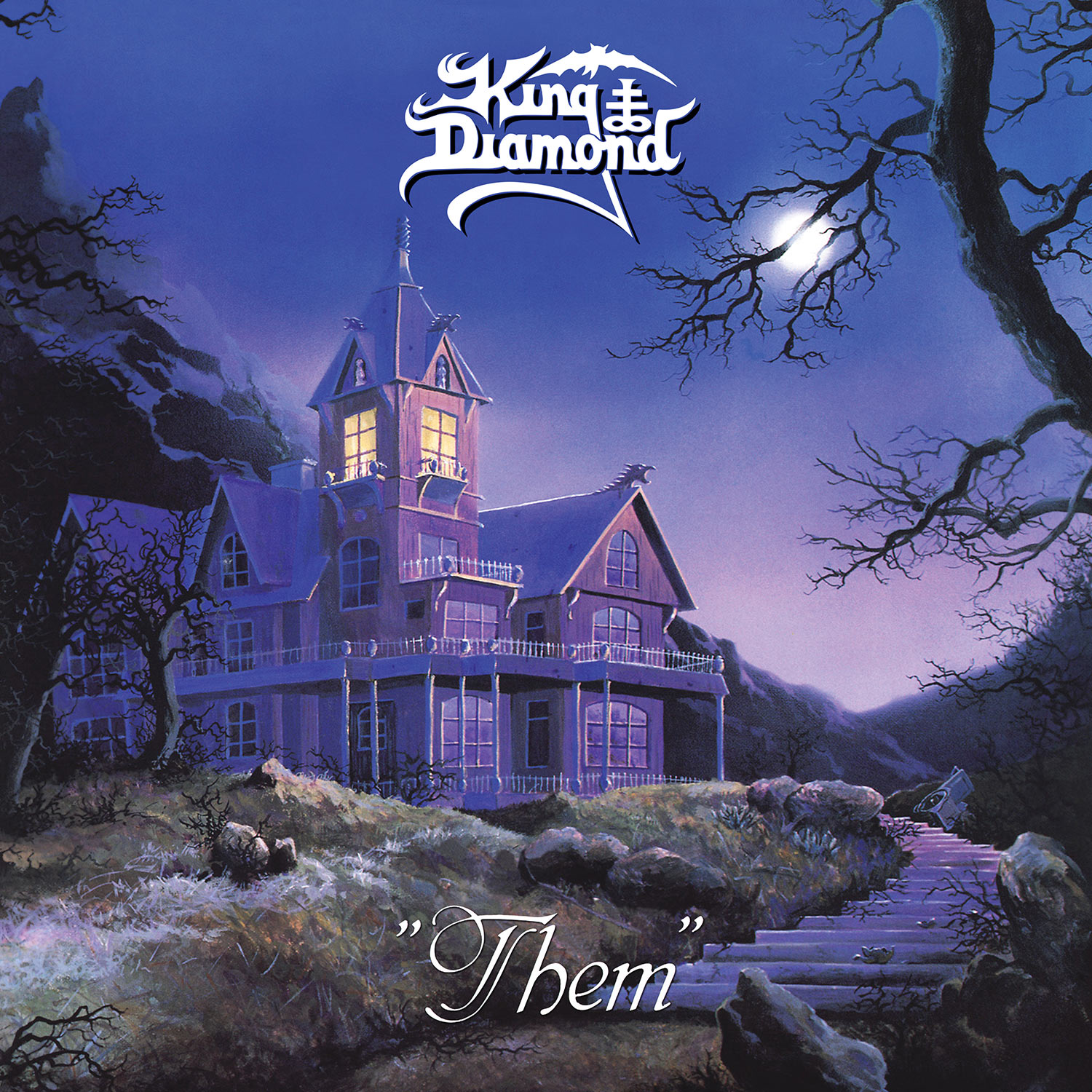 KING DIAMOND 'THEM' LP - BLUE/BLACK/MARBLE