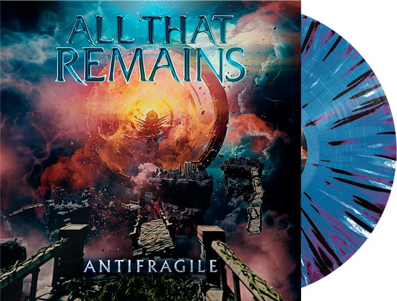 ALL THAT REMAINS ‘ANTIFRAGILE’ LP - EXCLUSIVE - LTD. 200 - CYAN/PURPLE/BLACK/WHITE/HEAVY SPLATTER