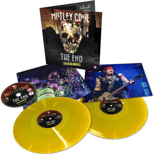 MOTLEY CRUE 'THE END: LIVE IN LOS ANGELES' 2LP + DVD