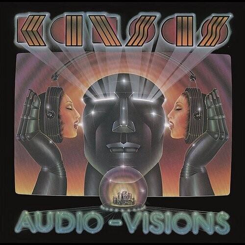 KANSAS 'AUDIO VISIONS' LP - BLUE SWIRL