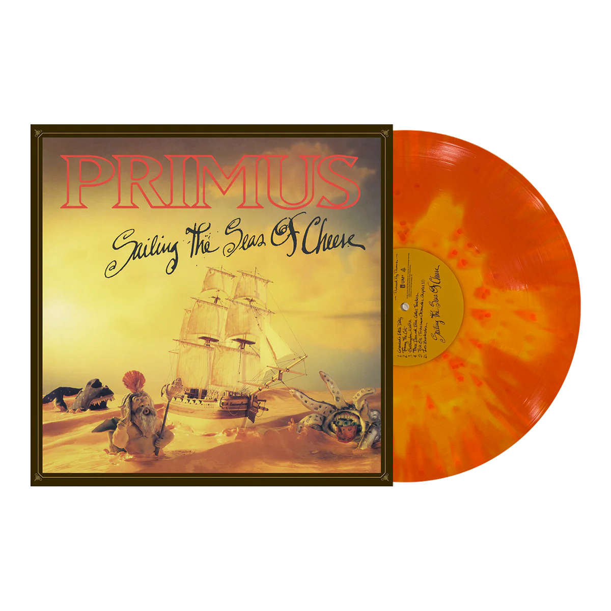 PRIMUS ‘SAILING THE SEAS OF CHEESE’ LP - LTD. EDITION - CHEESE MELT