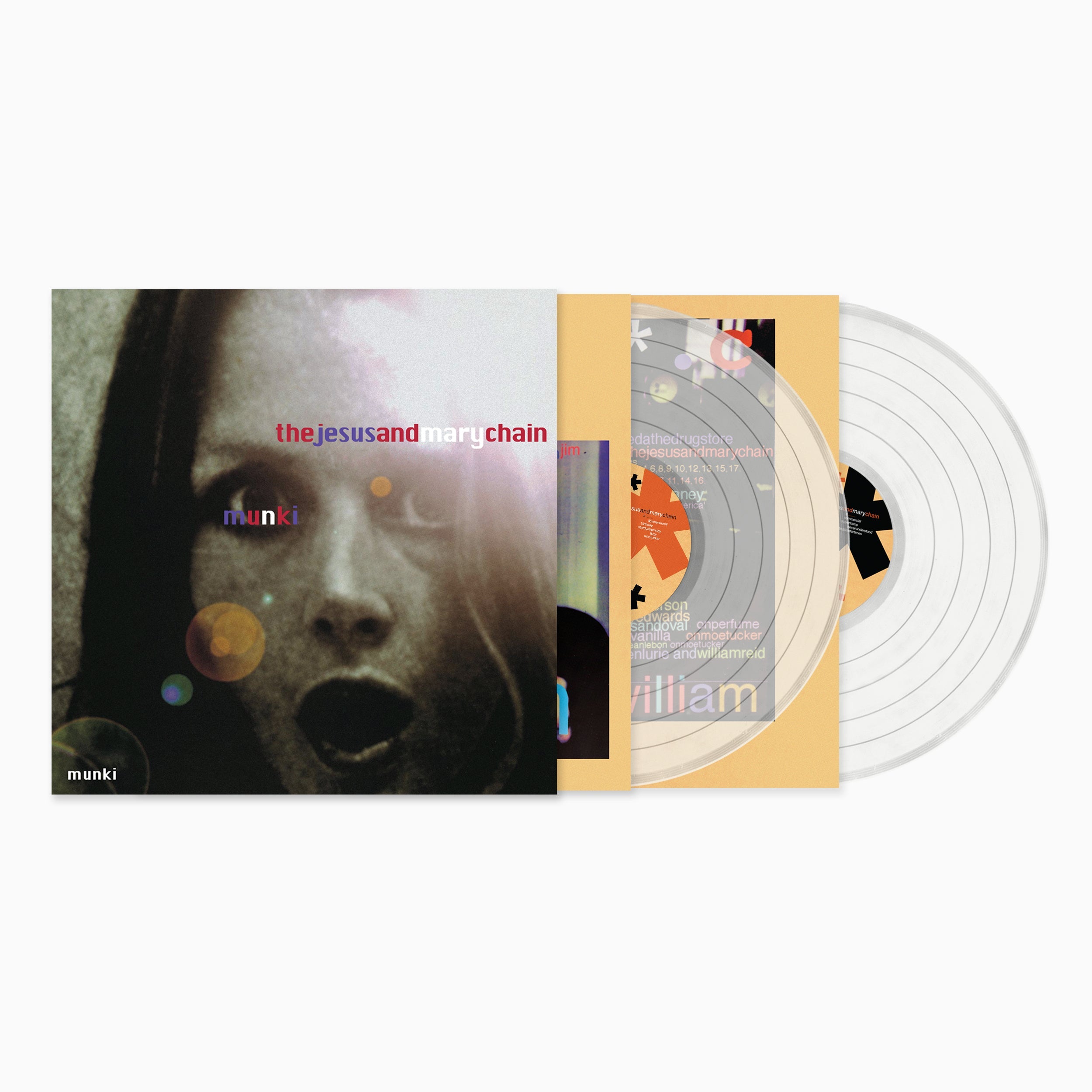THE JESUS AND MARY CHAIN ‘MUNKI’ 2LP - EXCLUSIVE - LTD. 500 -  ULTRA CLEAR