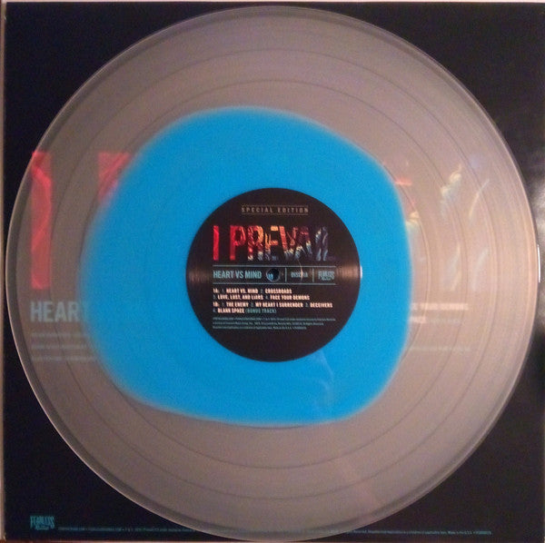 I PREVAIL ‘HEART VS MIND/LIFELINES' 2LP - CLEAR/CYAN BLOB + CLEAR/ORANGE CRUSH BLOB