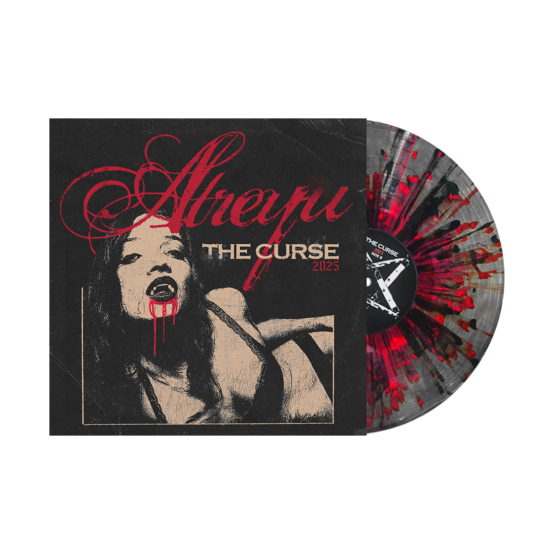ATREYU ‘THE CURSE 2025’ LP - EXCLUSIVE - LTD. 200 - SMOKEY CLEAR/RED/BLACK/SPLATTER