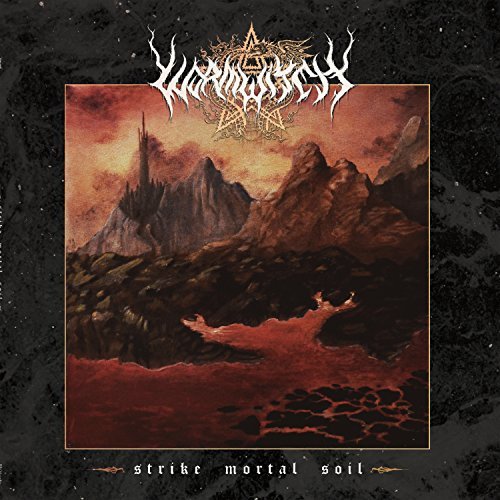 WORMWITCH 'STRIKE MORTAL SOIL' LP - LIGHTNING BOLT BLUE/BLACK SPECKS